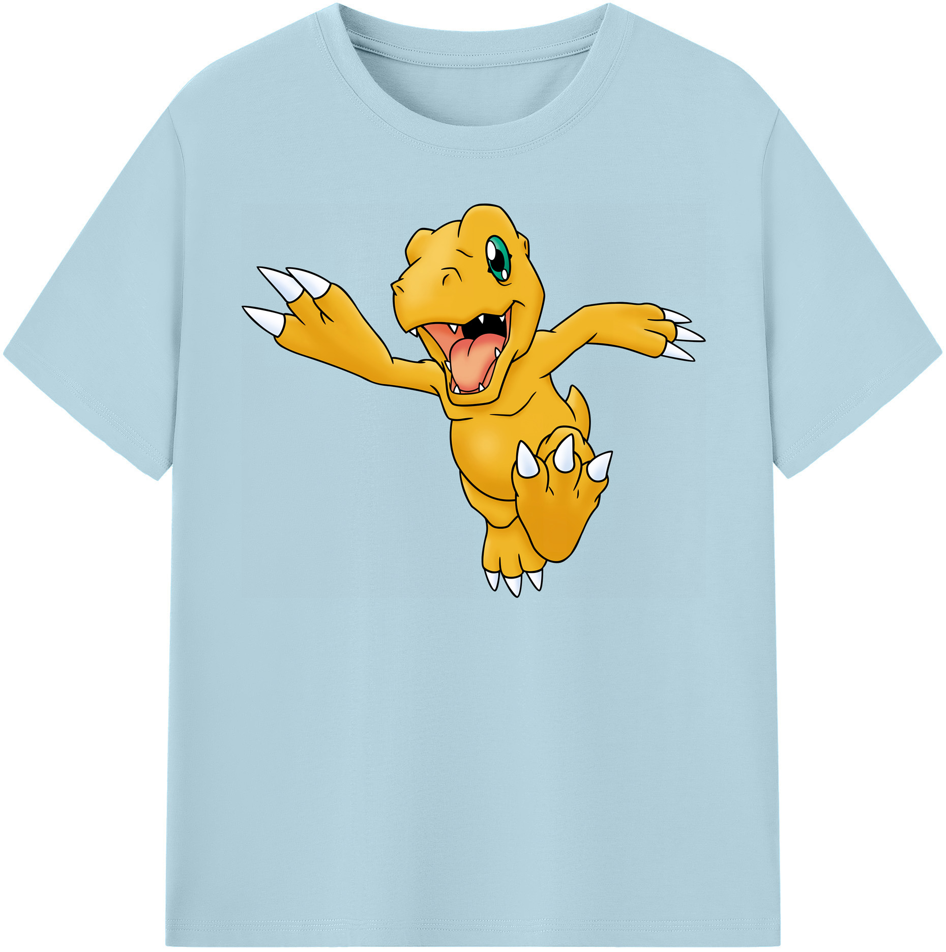 （画像用） Digimon デジタルモンスター/デジモン 綿100％半袖Tシャツ（フロントプリント）